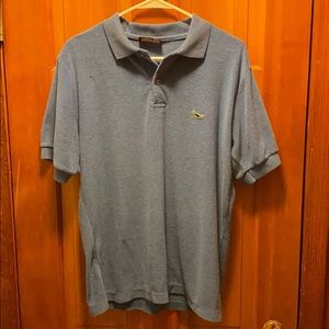 Kingsport 65%Poly/35%cotton L Blue Polo Shirt.